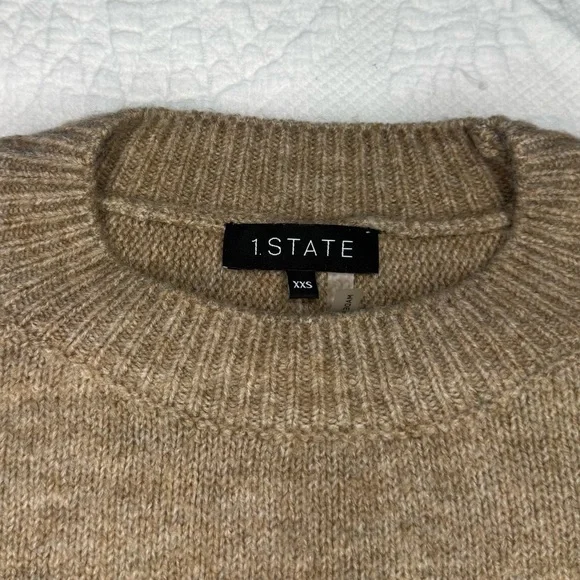 1. STATE Brown Crewneck Sweater - Picture 10 of 13